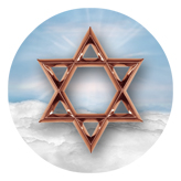 DAROUND 120 BL CP Star of David Blue Copper